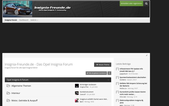 Screenshot of insignia-freunde.de