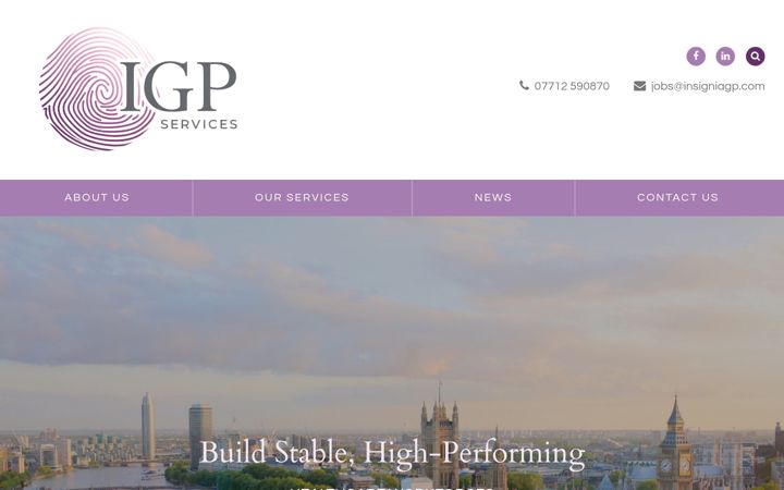 Screenshot of insigniaglobalpartners.com
