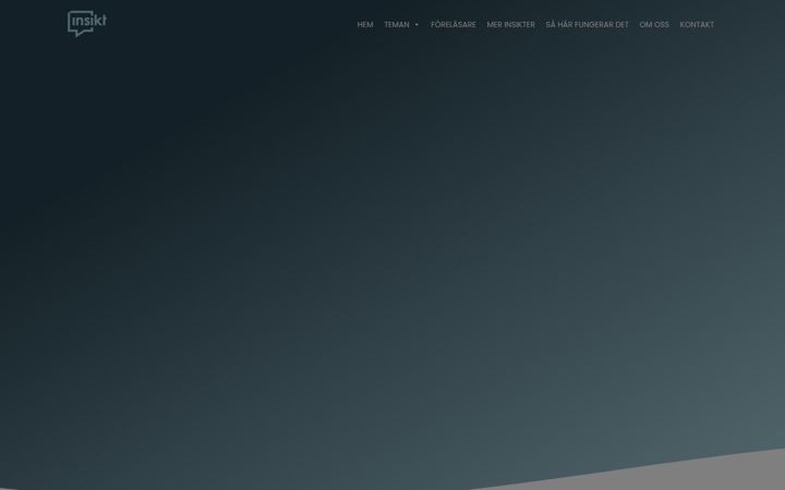 Screenshot of insikt.net