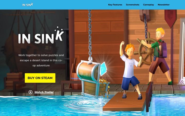 Screenshot of insinkgame.com