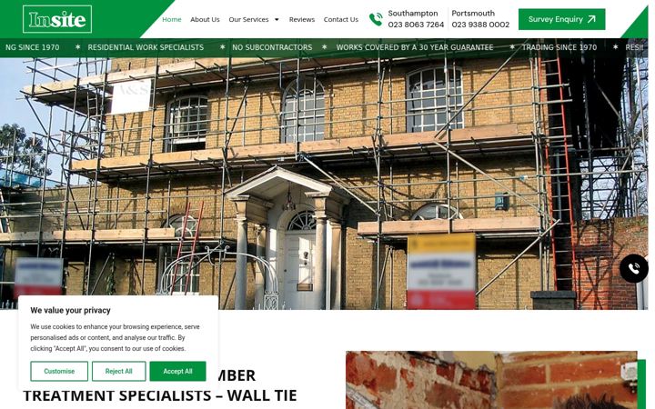 Screenshot of insitegroup.co.uk