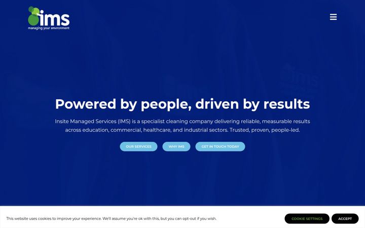 Screenshot of insitemanagedservices.co.uk