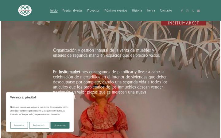 Screenshot of insitumarket.com