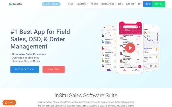 Screenshot of insitusales.com