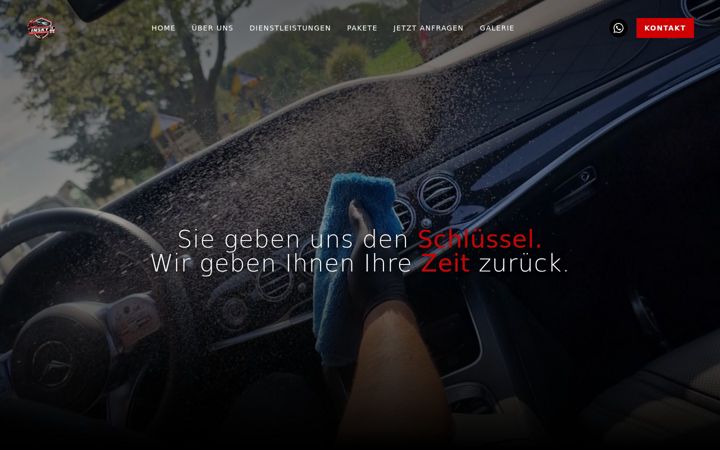 Posnetek zaslona inskylamobileautoreinigung.eu