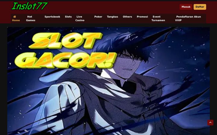 Screenshot of inslot77.org