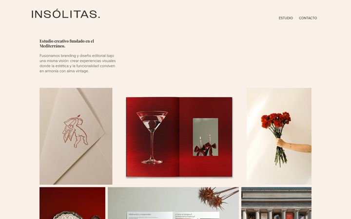 Screenshot of insolitasestudio.com