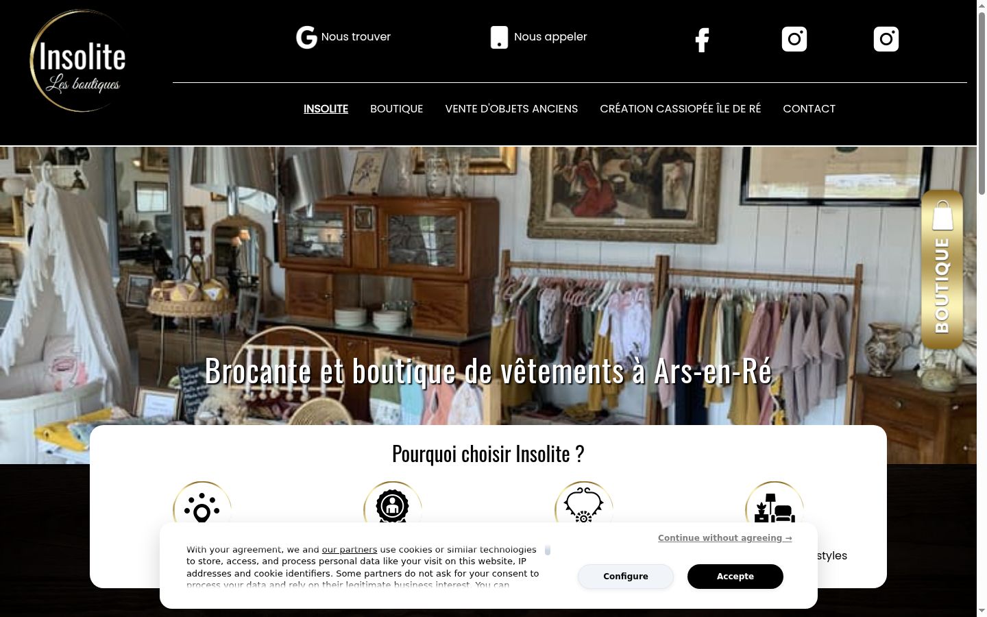 Screenshot van de toestemmingsbanner zoals getoond vóór enige interactie