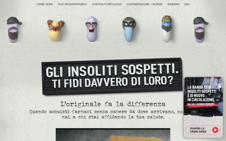 Screenshot of insolitisospetti.it