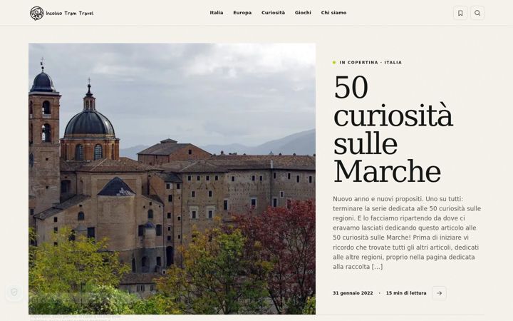 Screenshot of insolitotramtravel.com