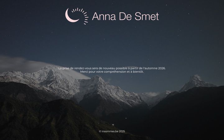 Screenshot of insomnies.be
