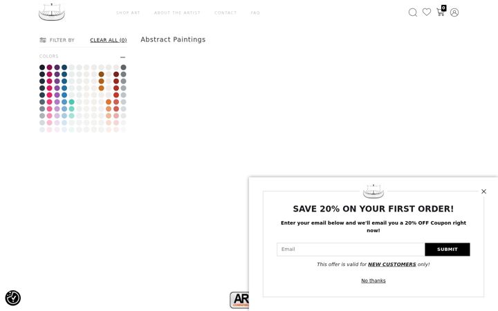 Screenshot of insonwoodfineart.com
