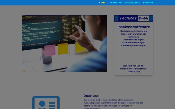 Screenshot of insosachstand.de