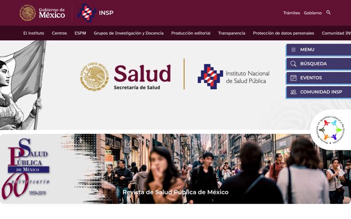 Screenshot of insp.mx