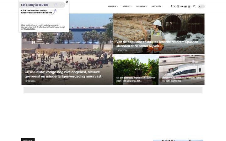 Screenshot of inspanje.nl