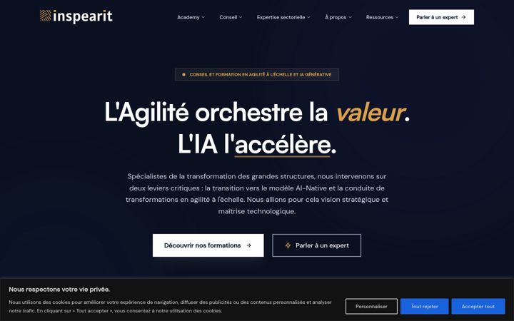 Screenshot of inspearit.fr