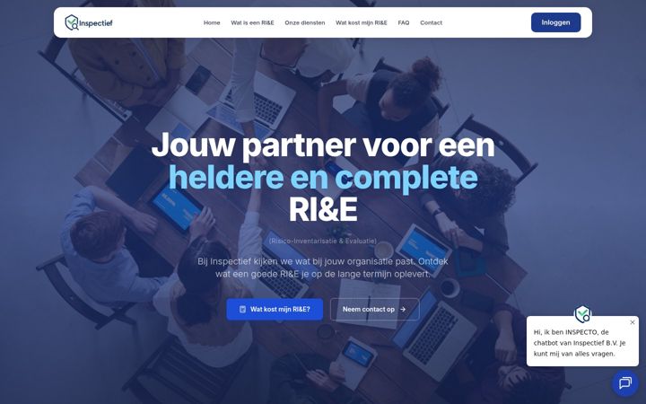 Screenshot of inspectief.nl