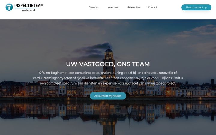 Screenshot of inspectieteam.nl
