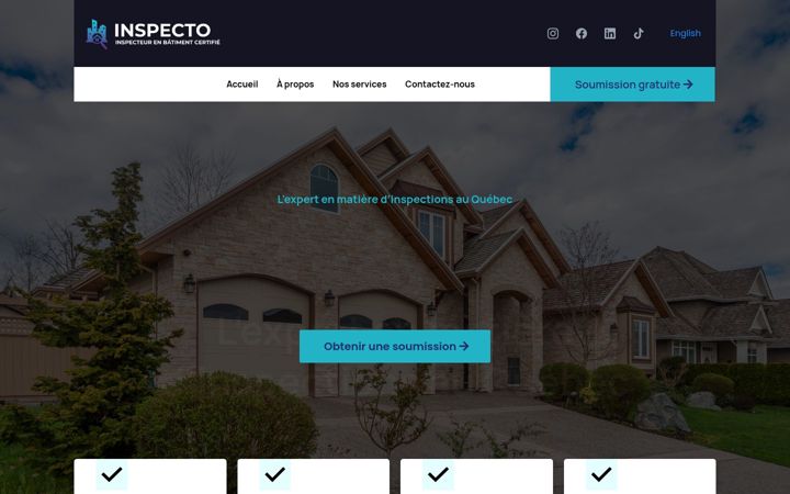 Screenshot of inspectioninspecto.com