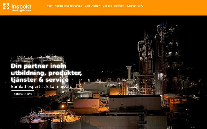 Screenshot of inspektweldingpartner.se