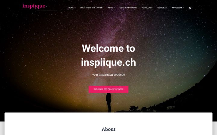 Screenshot of inspiique.ch