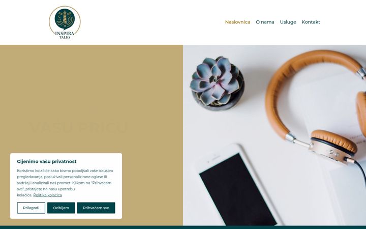 Screenshot of inspira-talks.hr