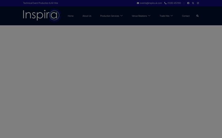 Screenshot of inspira.uk.com