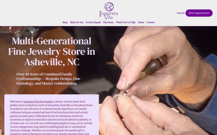 Screenshot of inspiratavita.com