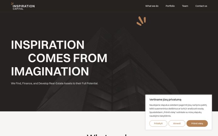 Screenshot of inspiration.capital