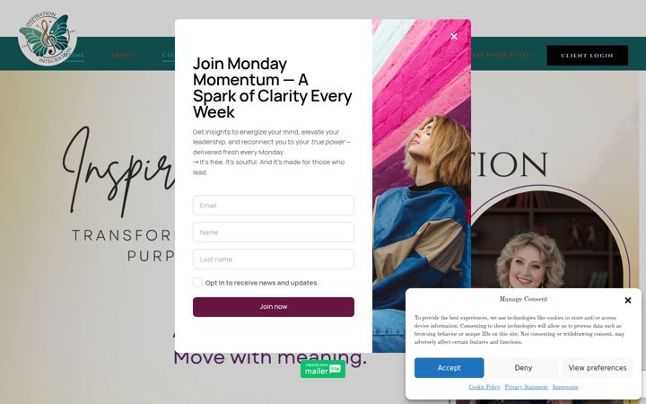 Screenshot of inspirationintegration.com