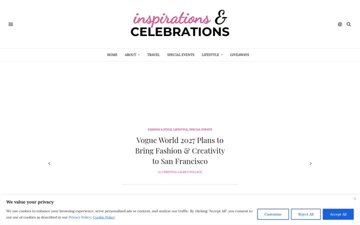 Screenshot of inspirationsandcelebrations.net