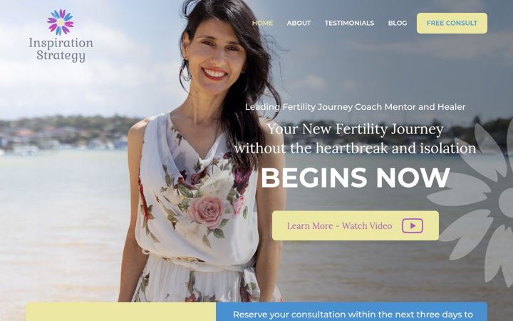 Screenshot of inspirationstrategy.com