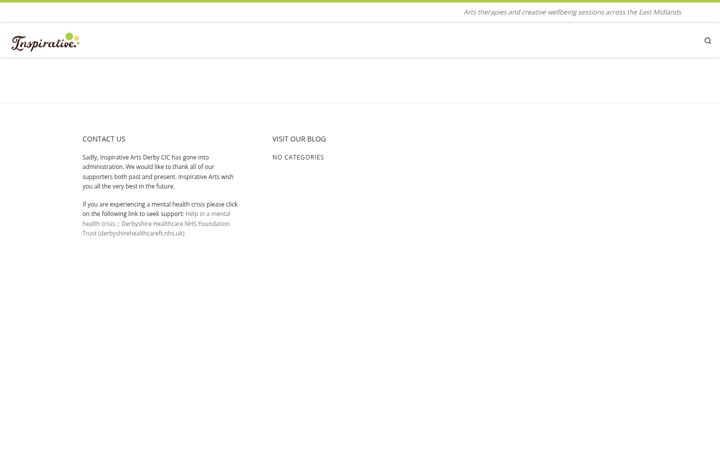 Screenshot of inspirativearts.co.uk