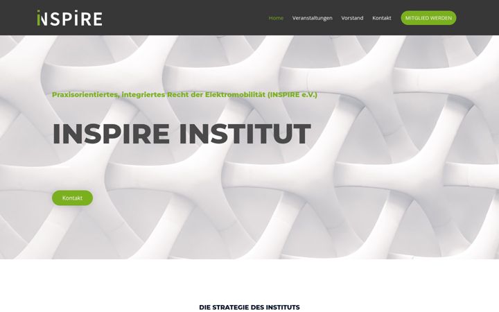 Screenshot of inspire-institut.eu