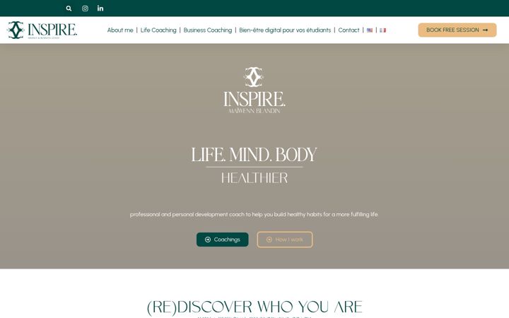 Screenshot of inspire-mb.fr