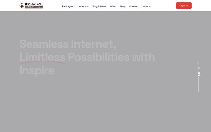 Screenshot of inspirebroadband.net