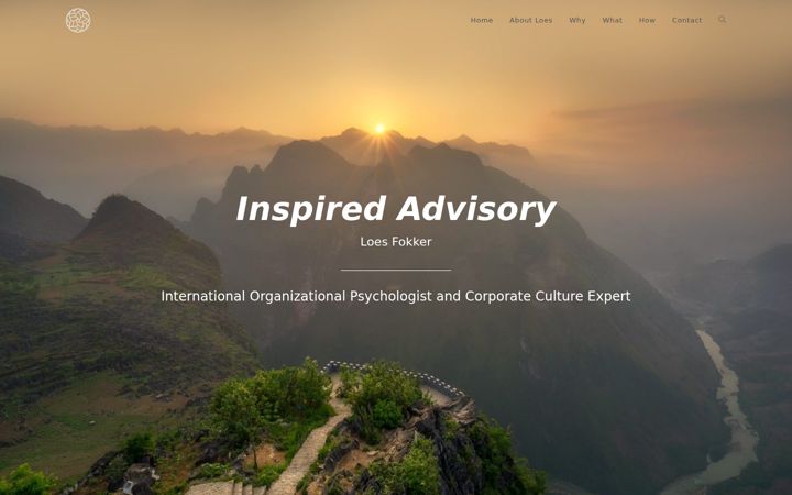 Screenshot of inspired-advisory.com