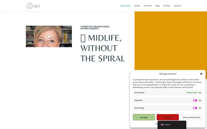 Screenshot of inspiremehypnotherapy.co.uk