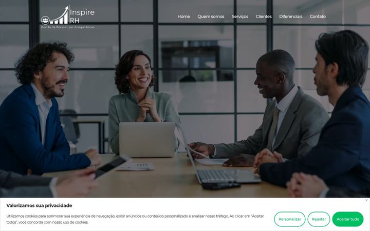Screenshot of inspirerh.com.br