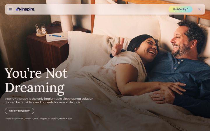 Screenshot of inspiresleep.com