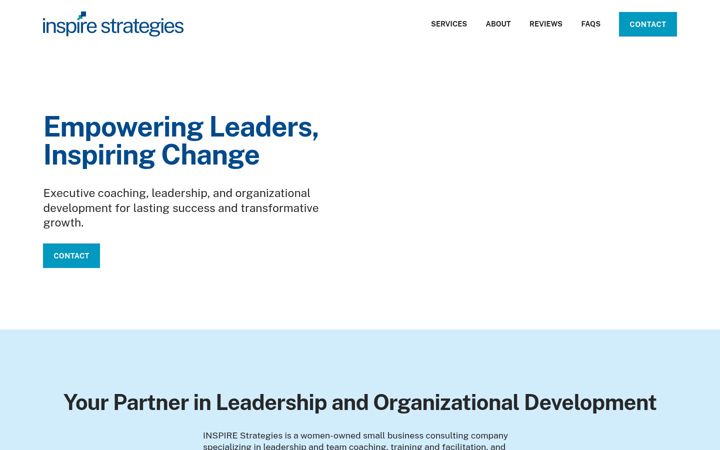 Screenshot of inspirestrategiesllc.com