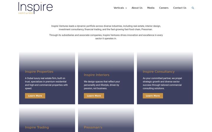Screenshot of inspireventures.net