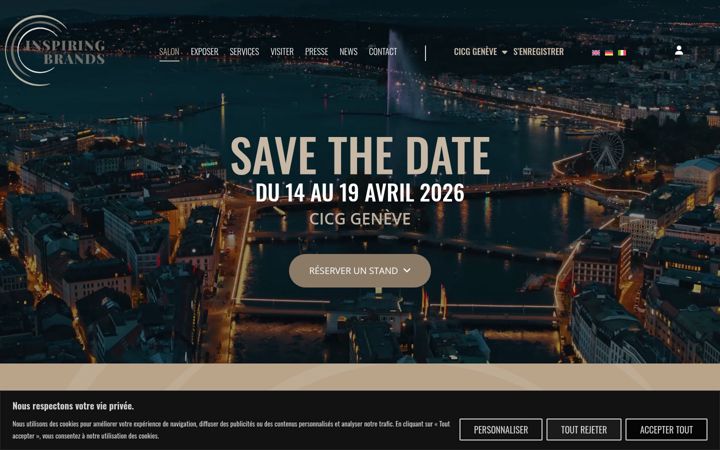 Screenshot of inspiring-brands.ch