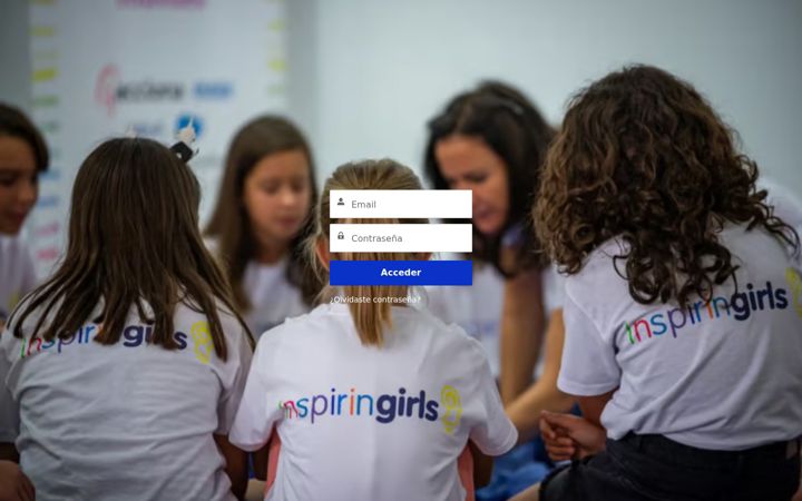 Screenshot of inspiring-girls.es