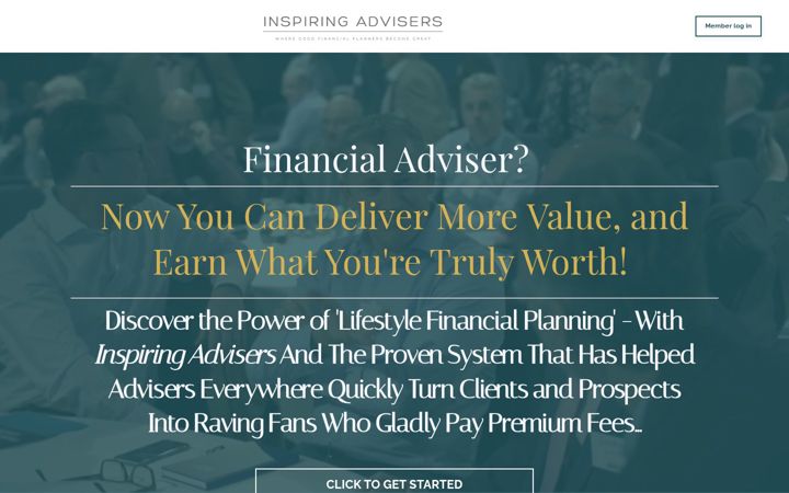 Screenshot of inspiringadvisers.co.uk