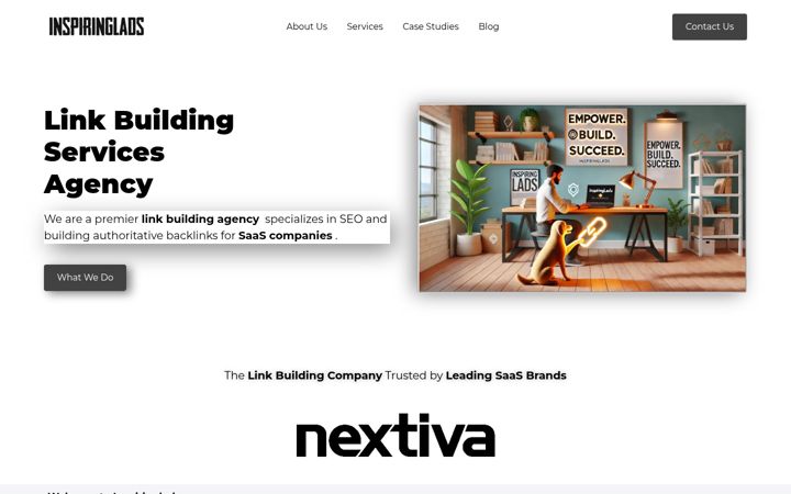 Screenshot of inspiringlads.com