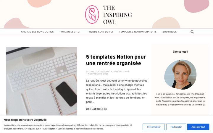 Screenshot of inspiringowl.com