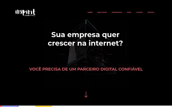 Screenshot of inspiritdigital.com.br