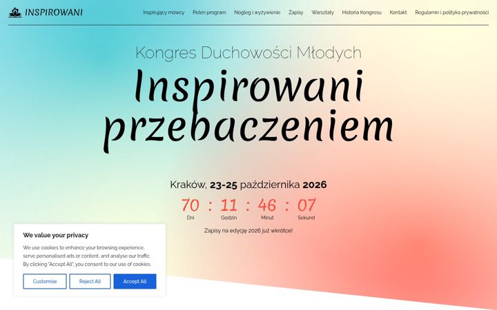 Screenshot of inspirowani.org