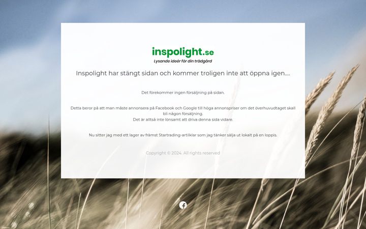 Screenshot of inspolight.se